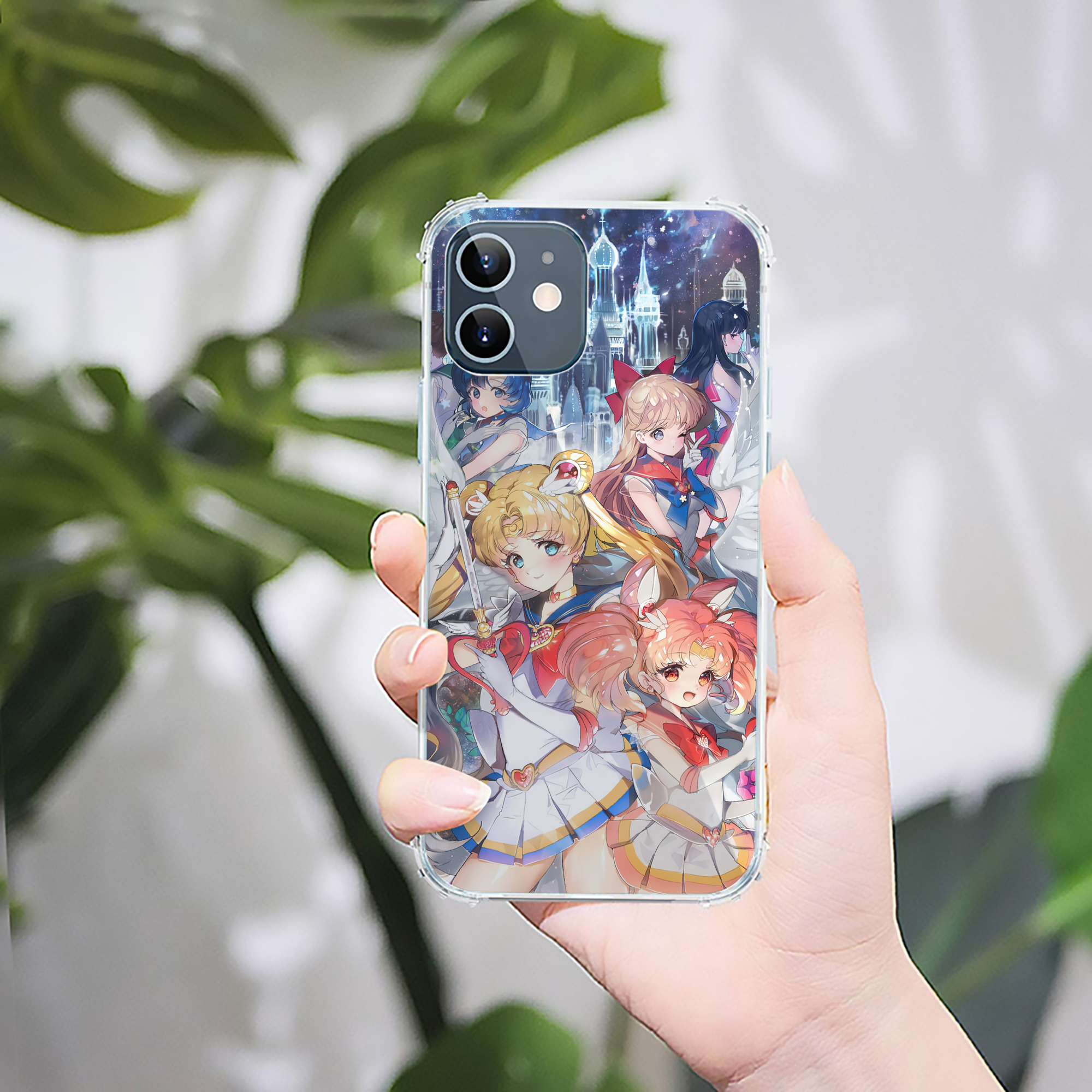（画像用） 美少女戦士セーラームーン Sailor Moon 【iPhone 12シリーズ対応】透明スマホケース（クリアソフトケース）